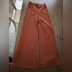SHEIN Overlap Waist Seam Front Palazzo Pants Size Large 8/10